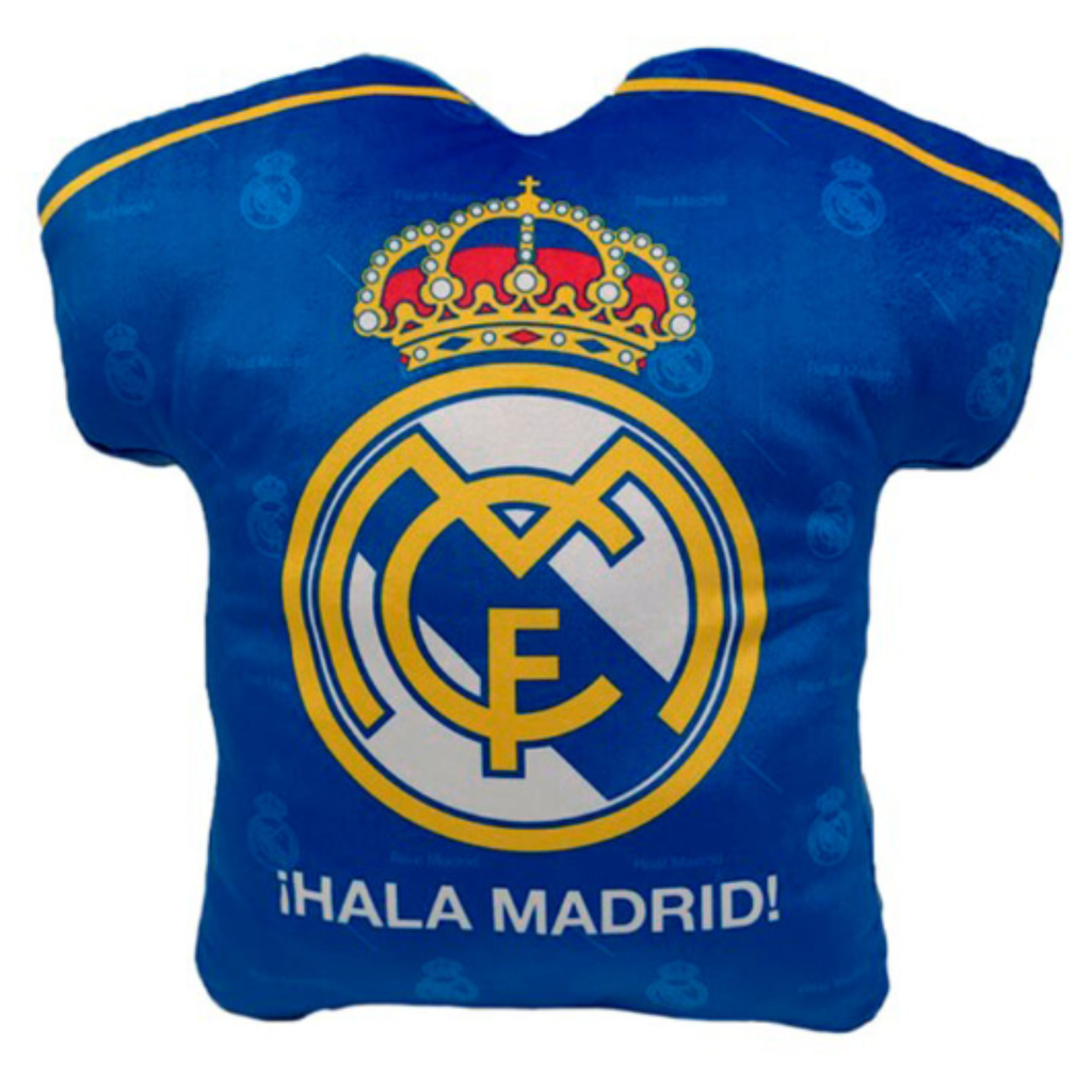 Cojín camiseta azul Real Madrid