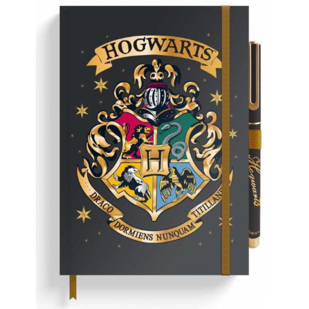 Cuaderno A5 premium + bolígrafo Hogwarts Harry Potter