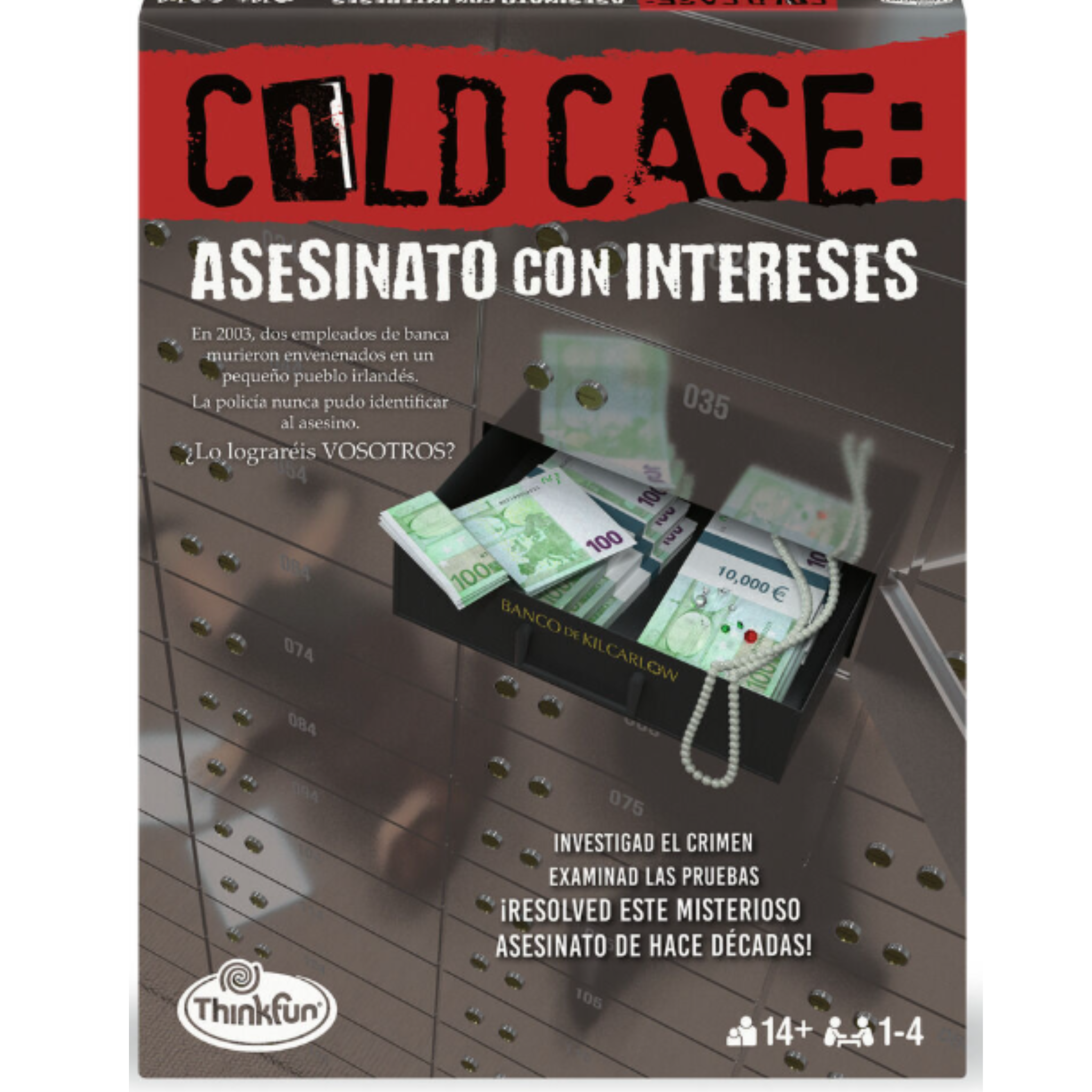 Juego de mesa caso sin resolver Asesinato con intereses