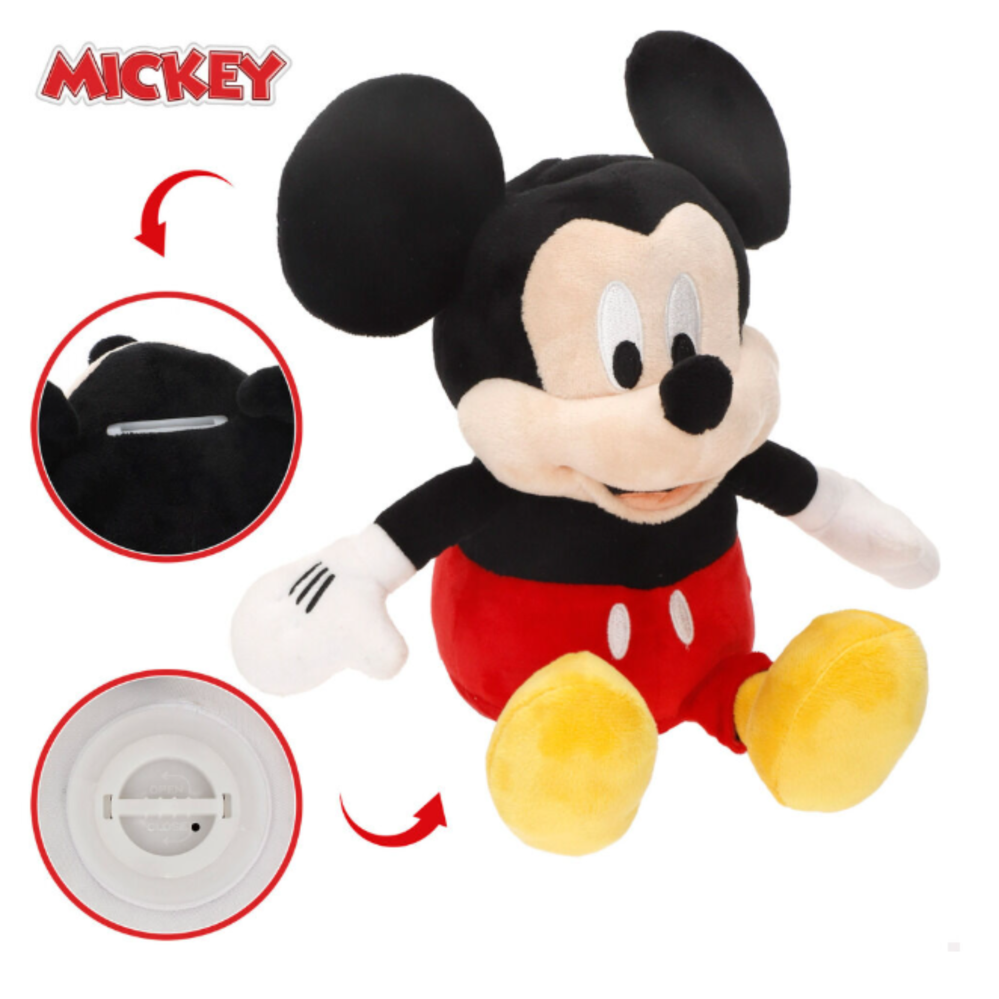 Hucha Peluche Mickey Disney 20cm