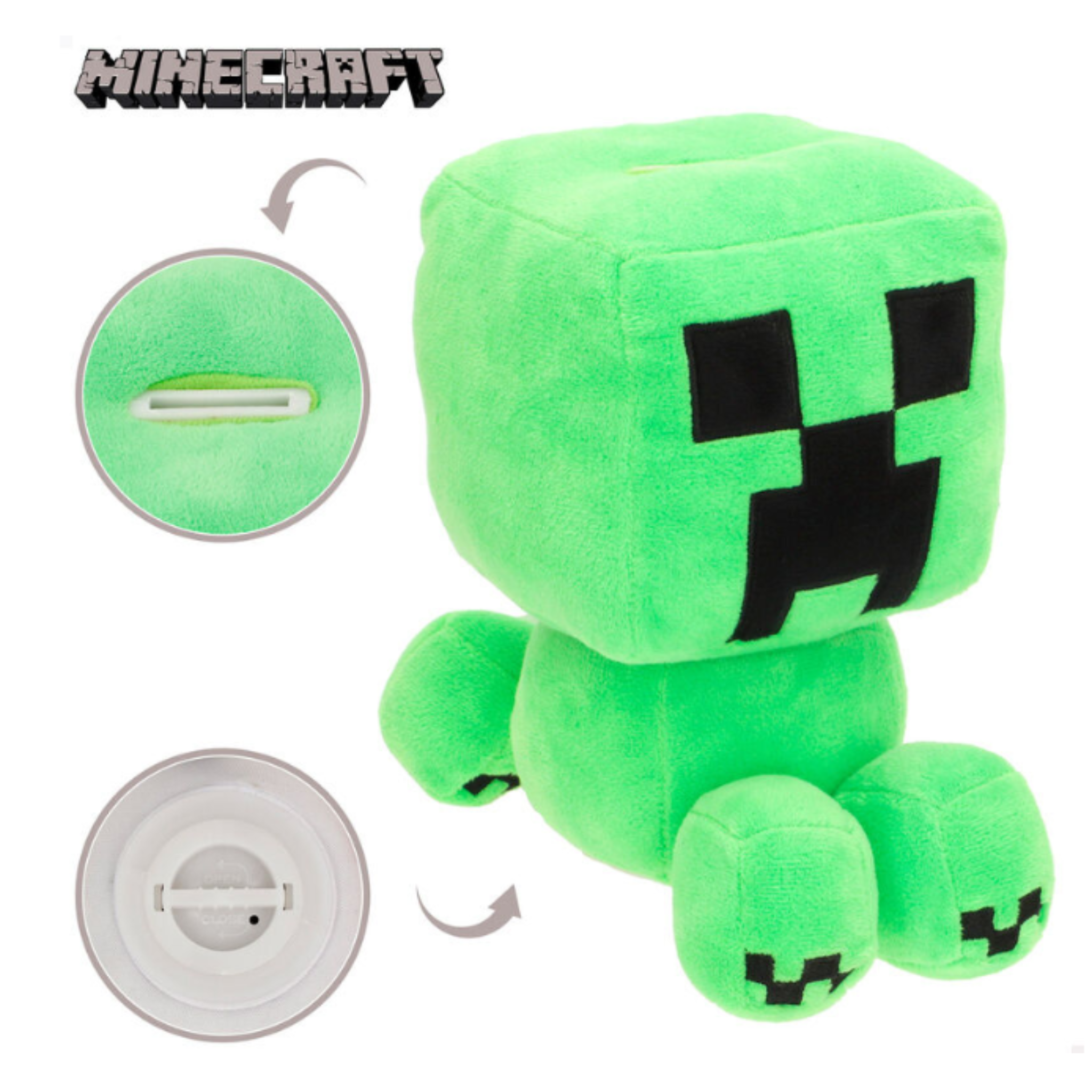 Hucha peluche Minecraft 20cm