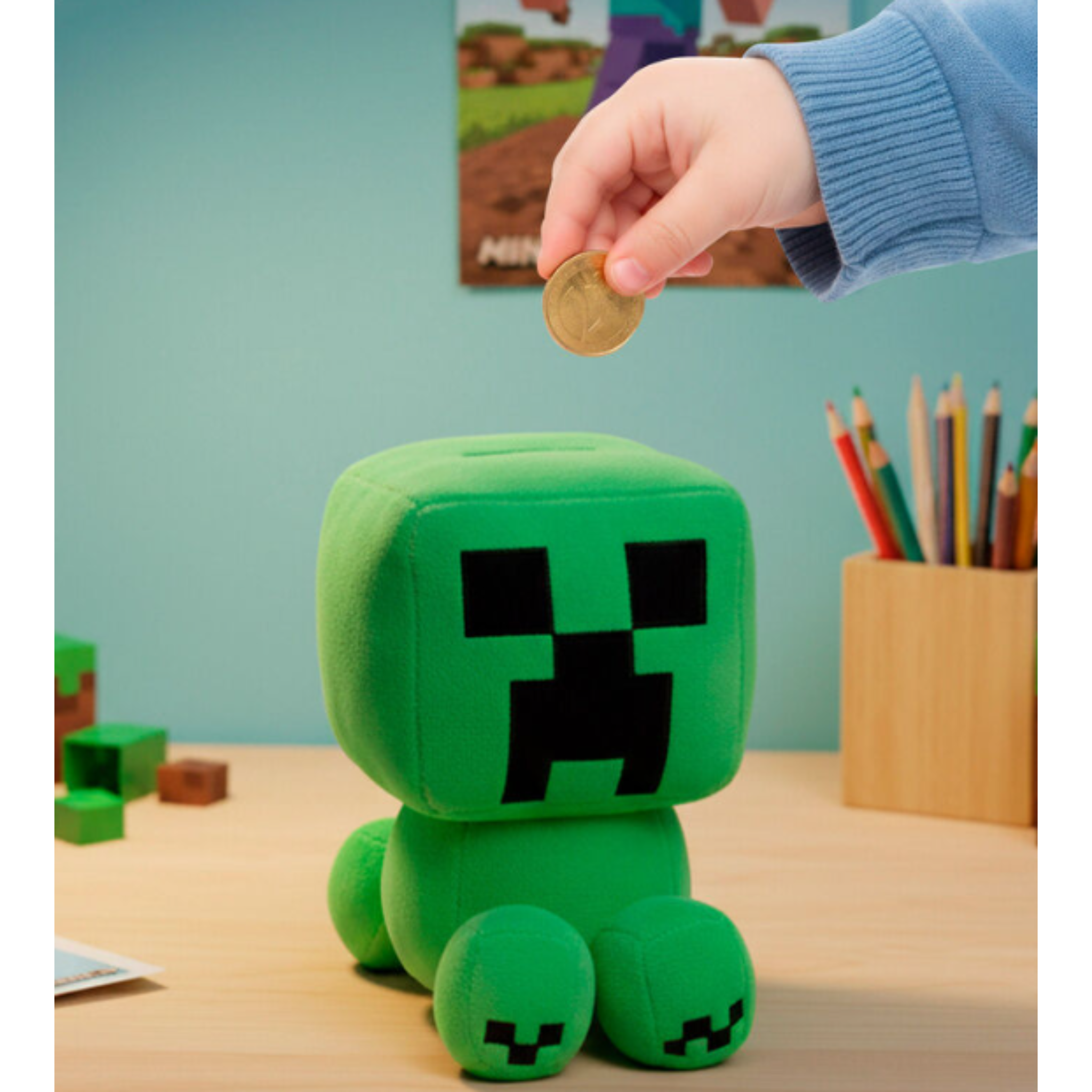 Hucha peluche Minecraft 20cm