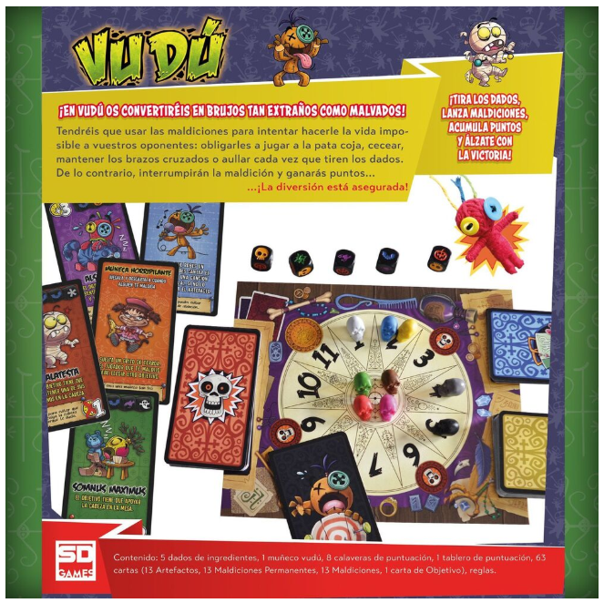 Juego de mesa Vudu