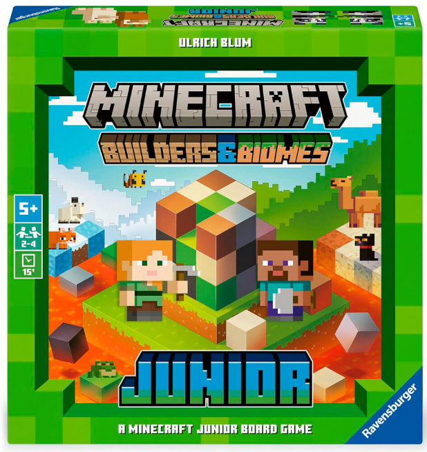 Juego de Mesa Builders & Biomes Junior Minecraft