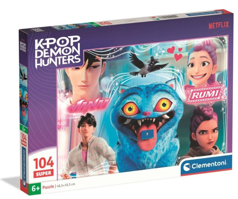 Puzzle 3 Super Kpop Demon Hunters 104pzs